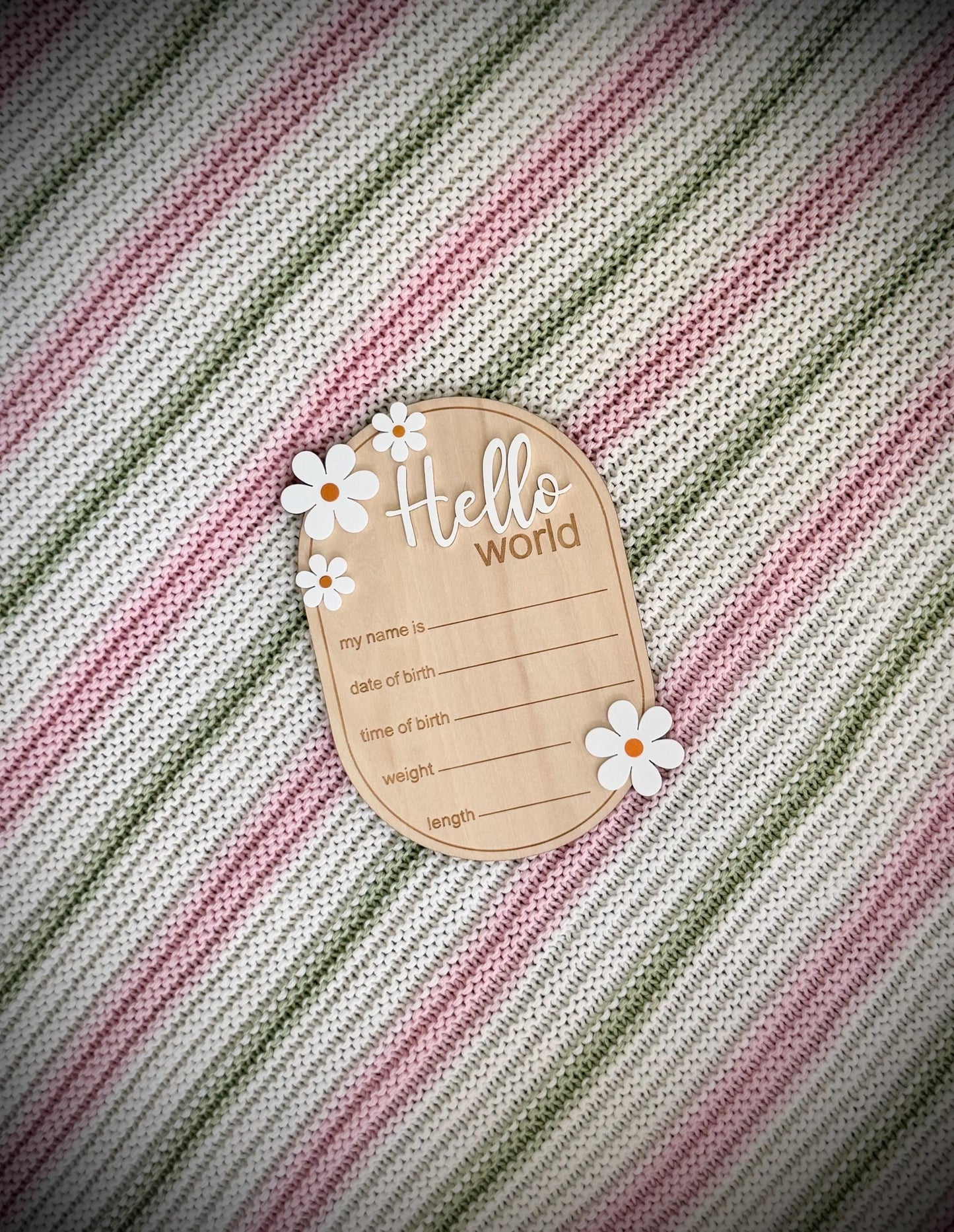 Daisy 'Hello World' Plaque