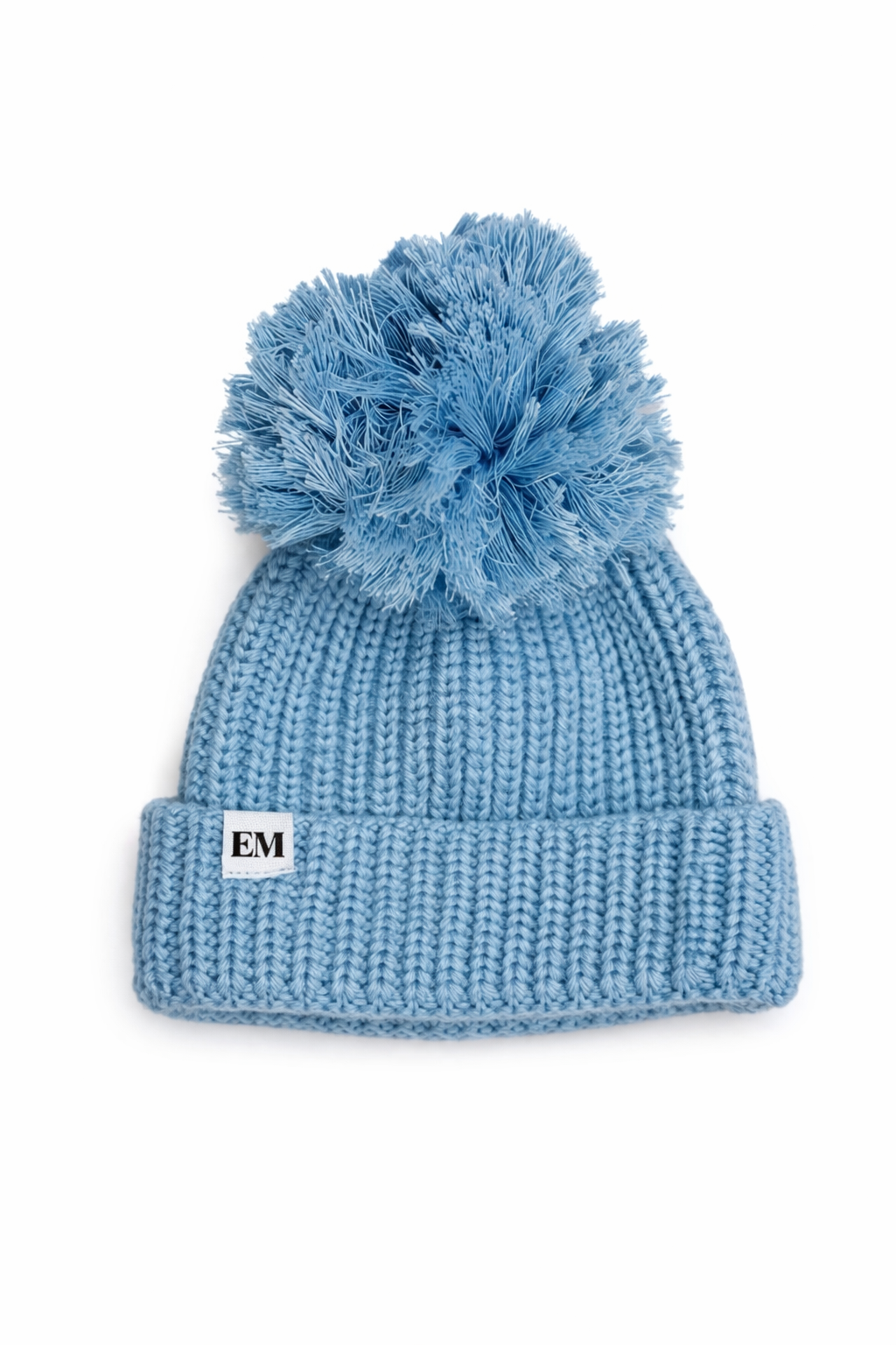 Knitted Beanie - Blue