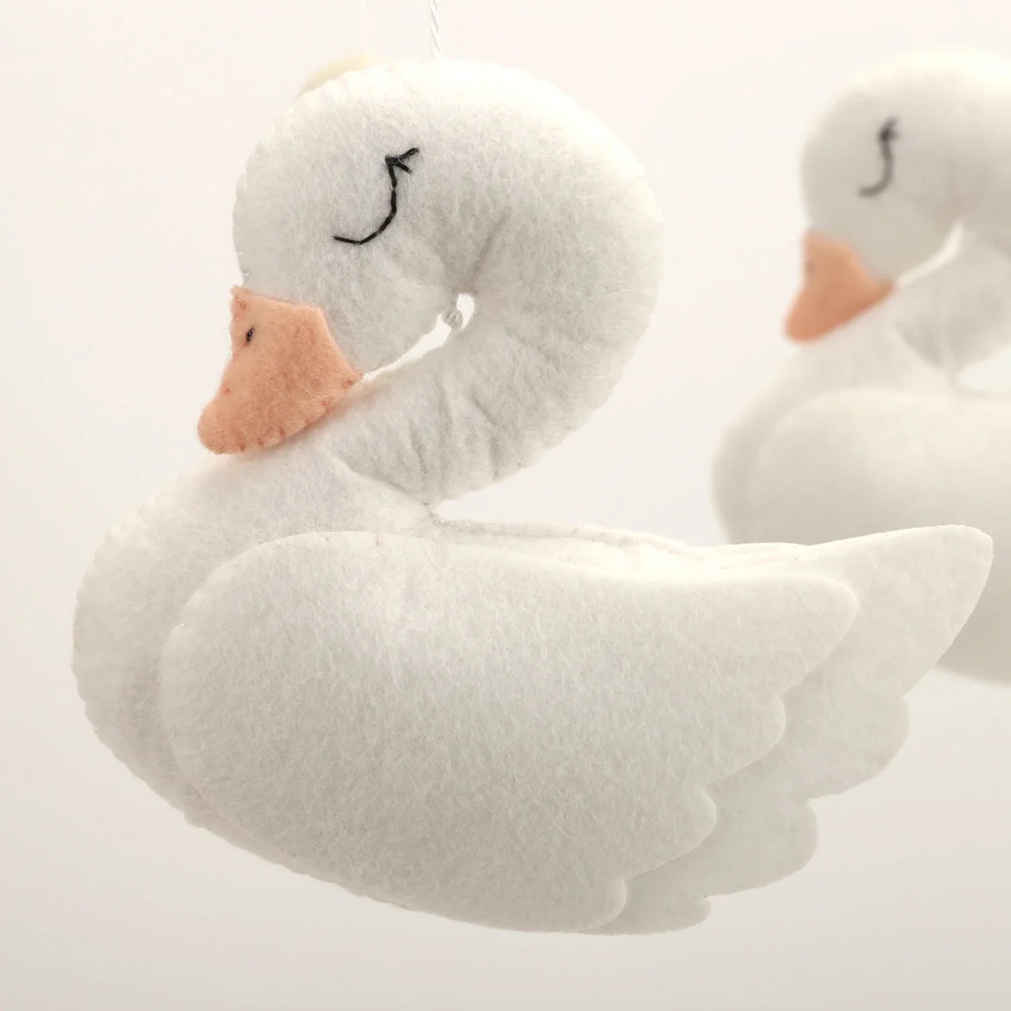 Swan Baby Mobile