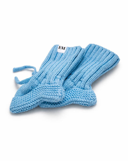 Knitted Booties| Blue