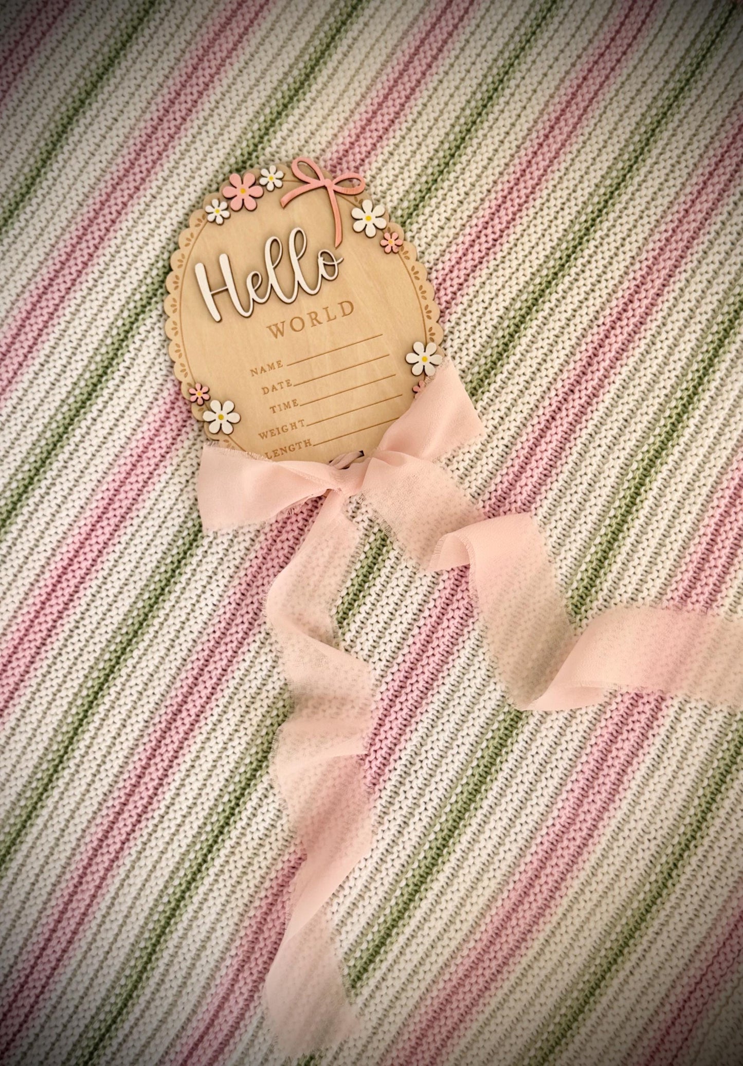 Bow 'Hello World' Plaque