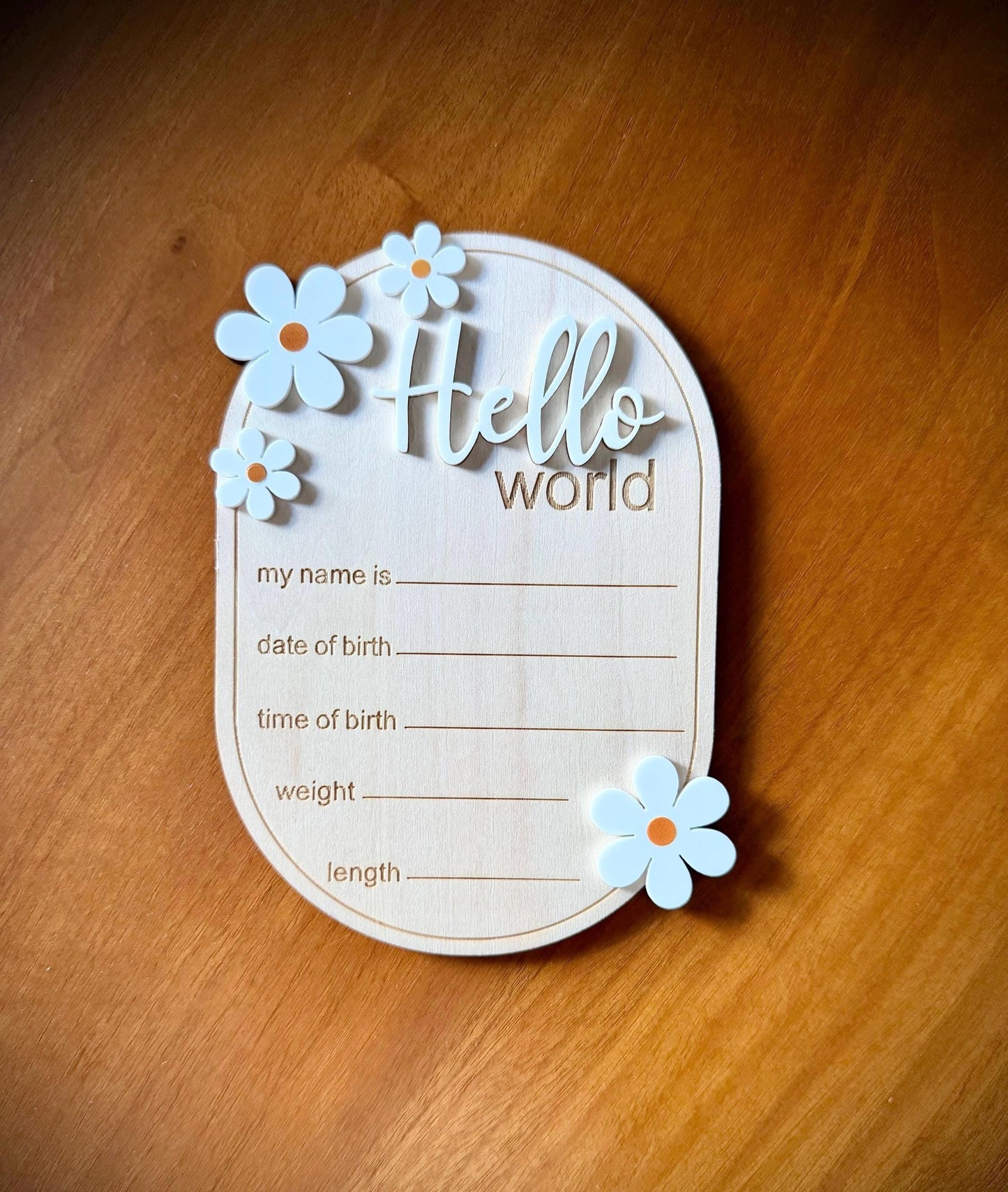 Daisy 'Hello World' Plaque