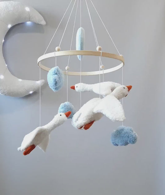 Felt Geese Baby Mobile
